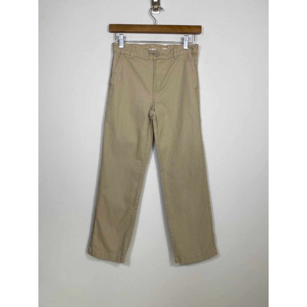 Old Navy Khaki Pants Size 12 Straight Built-In Flex Tan Chino Pants